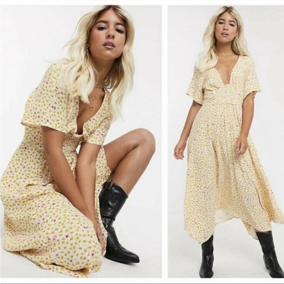 Free People In Full Bloom Smocked Maxi Dress - Picture 3 of 15